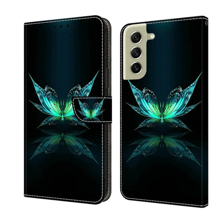 Crystal 3D Shockproof Protective Leather Phone Case, For Samsung Galaxy S21 FE 5G