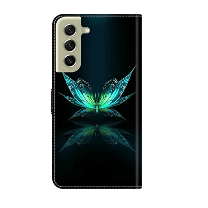 Crystal 3D Shockproof Protective Leather Phone Case, For Samsung Galaxy S21 FE 5G