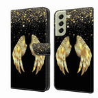 For Samsung Galaxy S21 FE 5G / Golden Wings
