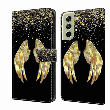 Crystal 3D Shockproof Protective Leather Phone Case, For Samsung Galaxy S21 FE 5G