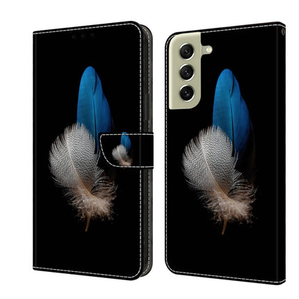 Crystal 3D Shockproof Protective Leather Phone Case, For Samsung Galaxy S21 FE 5G