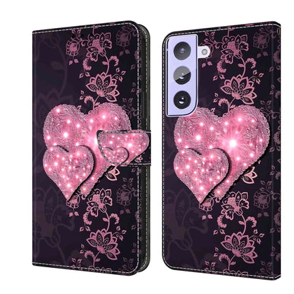 Crystal 3D Shockproof Protective Leather Phone Case, For Samsung Galaxy S21+