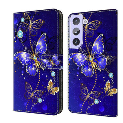 Crystal 3D Shockproof Protective Leather Phone Case, For Samsung Galaxy S21+