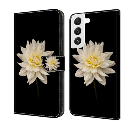Crystal 3D Shockproof Protective Leather Phone Case, For Samsung Galaxy S22