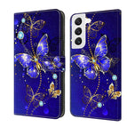 For Samsung Galaxy S22 / Diamond Butterfly