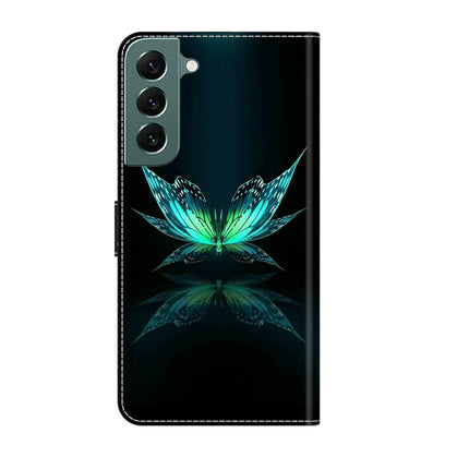 Crystal 3D Shockproof Protective Leather Phone Case, For Samsung Galaxy S22+