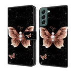 For Samsung Galaxy S22+ / Pink Diamond Butterfly