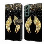 For Samsung Galaxy S22+ / Golden Wings