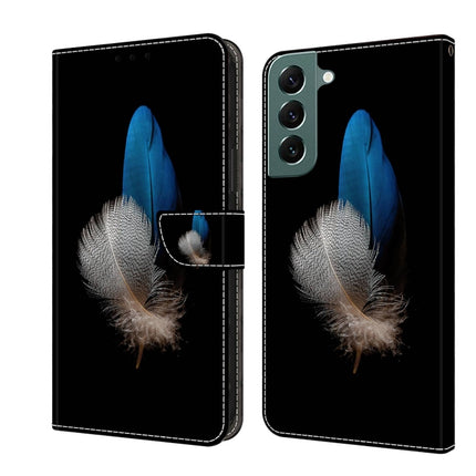 Crystal 3D Shockproof Protective Leather Phone Case, For Samsung Galaxy S22+