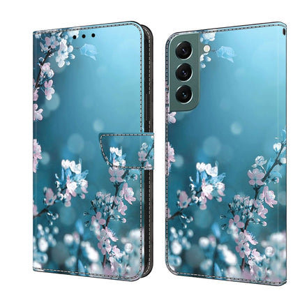 Crystal 3D Shockproof Protective Leather Phone Case, For Samsung Galaxy S22+