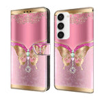 For Samsung Galaxy S23 / Pink Bottom Butterfly