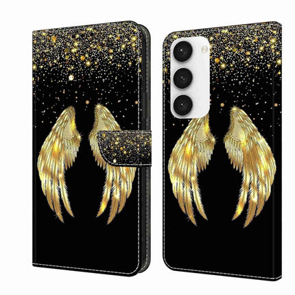 Crystal 3D Shockproof Protective Leather Phone Case, For Samsung Galaxy S23