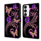 For Samsung Galaxy S23 / Purple Flower Butterfly