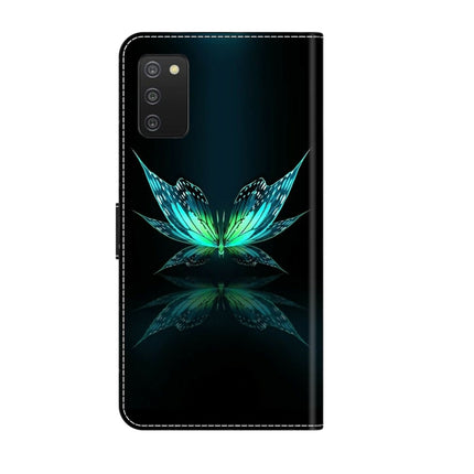Crystal 3D Shockproof Protective Leather Phone Case, For Samsung Galaxy A03s