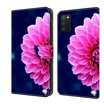 Crystal 3D Shockproof Protective Leather Phone Case, For Samsung Galaxy A03s