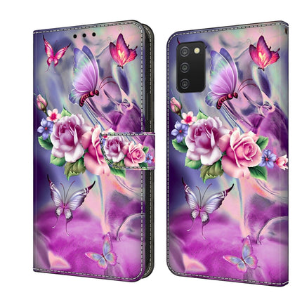 Crystal 3D Shockproof Protective Leather Phone Case, For Samsung Galaxy A03s