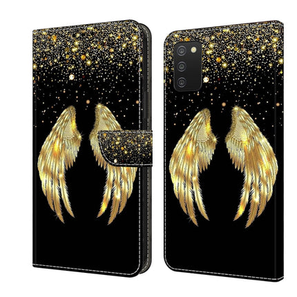 Crystal 3D Shockproof Protective Leather Phone Case, For Samsung Galaxy A03s