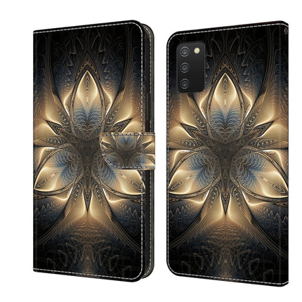 Crystal 3D Shockproof Protective Leather Phone Case, For Samsung Galaxy A03s