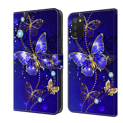Crystal 3D Shockproof Protective Leather Phone Case, For Samsung Galaxy A03s