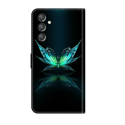 Crystal 3D Shockproof Protective Leather Phone Case, For Samsung Galaxy A24