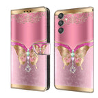 For Samsung Galaxy A24 / Pink Bottom Butterfly