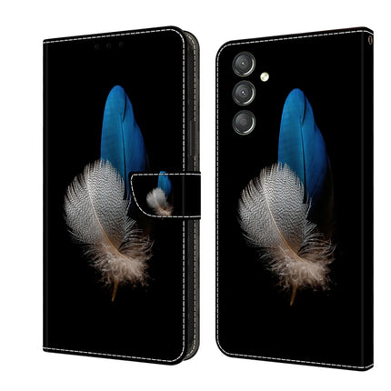 Crystal 3D Shockproof Protective Leather Phone Case, For Samsung Galaxy A24