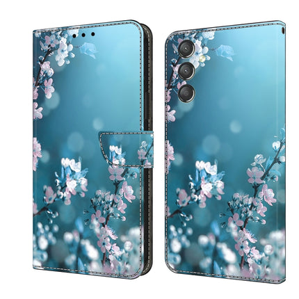 Crystal 3D Shockproof Protective Leather Phone Case, For Samsung Galaxy A24