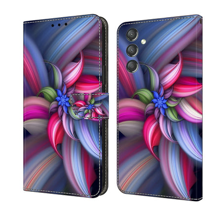 Crystal 3D Shockproof Protective Leather Phone Case, For Samsung Galaxy A24
