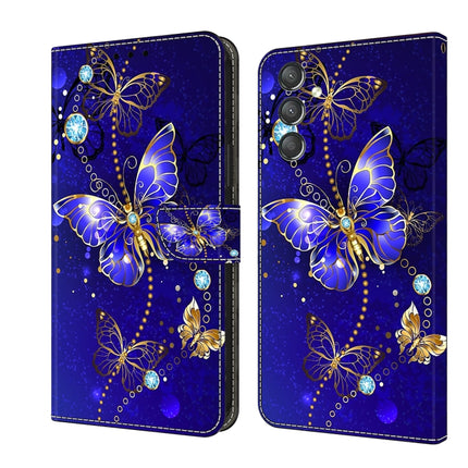 Crystal 3D Shockproof Protective Leather Phone Case, For Samsung Galaxy A24