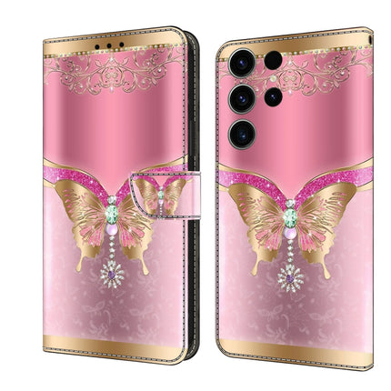 Crystal 3D Shockproof Protective Leather Phone Case, For Samsung Galaxy S23 FE 5G