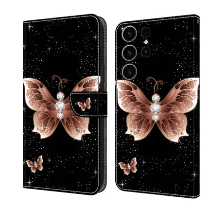 Crystal 3D Shockproof Protective Leather Phone Case, For Samsung Galaxy S23 FE 5G