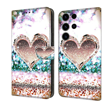 Crystal 3D Shockproof Protective Leather Phone Case, For Samsung Galaxy S23 FE 5G