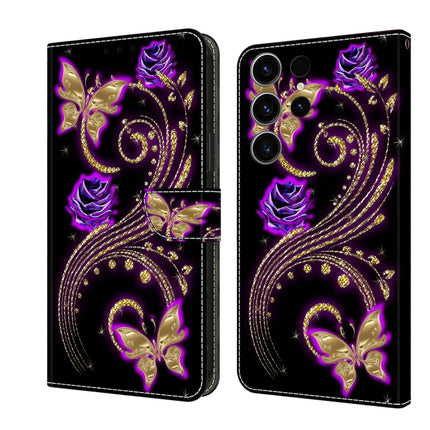 Crystal 3D Shockproof Protective Leather Phone Case, For Samsung Galaxy S23 FE 5G