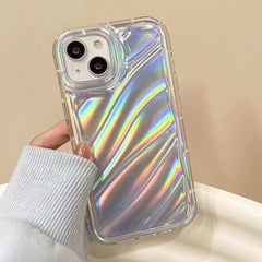 Laser Sequin Waves TPU Phone Case, For iPhone 14 Plus, For iPhone 14, For iPhone 14 Pro, For iPhone 14 Pro Max, For iPhone SE 2022 /2020 / 8 / 7, For iPhone 13 Pro Max, For iPhone 13 Pro, For iPhone 13