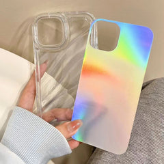 TPU-Telefonhülle mit Laser-Paillettenwellen, für iPhone 12, für iPhone 12 Pro Max, für iPhone 12 Pro, für iPhone 11 Pro Max, für iPhone 11, für iPhone 11 Pro, für iPhone X / XS, für iPhone XR