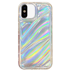 TPU-Telefonhülle mit Laser-Paillettenwellen, für iPhone 12, für iPhone 12 Pro Max, für iPhone 12 Pro, für iPhone 11 Pro Max, für iPhone 11, für iPhone 11 Pro, für iPhone X / XS, für iPhone XR