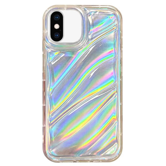 Laser Sequin Waves TPU Phone Case, For iPhone XS Max, For iPhone 8 Plus / 7 Plus