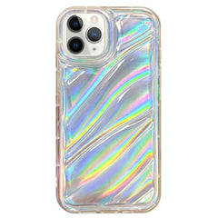 TPU-Telefonhülle mit Laser-Paillettenwellen, für iPhone 12, für iPhone 12 Pro Max, für iPhone 12 Pro, für iPhone 11 Pro Max, für iPhone 11, für iPhone 11 Pro, für iPhone X / XS, für iPhone XR