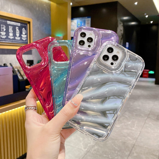 TPU-Telefonhülle mit Laser-Paillettenwellen, für iPhone 12, für iPhone 12 Pro Max, für iPhone 12 Pro, für iPhone 11 Pro Max, für iPhone 11, für iPhone 11 Pro, für iPhone X / XS, für iPhone XR