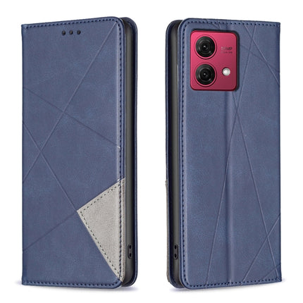 Rhombus Texture Magnetic Leather Phone Case, For Motorola Moto G24 / E14 / G04, For Motorola Moto G34 5G, For Motorola Moto G84 5G, For Motorola Moto G54 5G EU Edition