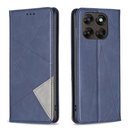 Rhombus Texture Magnetic Leather Phone Case, For Motorola Moto G Max/G87/G77 5G, For Motorola Moto G37/G47/G37 Power, For Motorola Edge 70 Fusion 5G, For Motorola Moto G56 5G