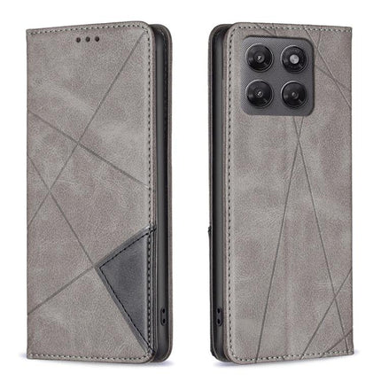 Rhombus Texture Magnetic Leather Phone Case, For Motorola Moto G Max/G87/G77 5G, For Motorola Moto G37/G47/G37 Power, For Motorola Edge 70 Fusion 5G, For Motorola Moto G56 5G