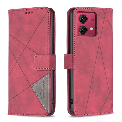 Magnetic Buckle Rhombus Texture Leather Phone Case, For Motorola Moto G Power 5G 2024, For Motorola Moto G84 5G, For Motorola Moto G54 5G EU Edition, For Motorola Edge 40 Neo