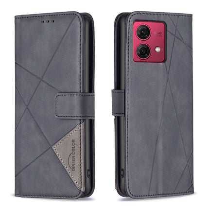 Magnetic Buckle Rhombus Texture Leather Phone Case, For Motorola Moto G Power 5G 2024, For Motorola Moto G84 5G, For Motorola Moto G54 5G EU Edition, For Motorola Edge 40 Neo