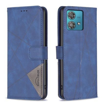 Magnetic Buckle Rhombus Texture Leather Phone Case, For Motorola Moto G Power 5G 2024, For Motorola Moto G84 5G, For Motorola Moto G54 5G EU Edition, For Motorola Edge 40 Neo