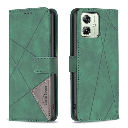 Magnetic Buckle Rhombus Texture Leather Phone Case, For Motorola Moto G Power 5G 2024, For Motorola Moto G84 5G, For Motorola Moto G54 5G EU Edition, For Motorola Edge 40 Neo