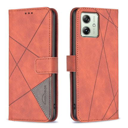 Magnetic Buckle Rhombus Texture Leather Phone Case, For Motorola Moto G Power 5G 2024, For Motorola Moto G84 5G, For Motorola Moto G54 5G EU Edition, For Motorola Edge 40 Neo