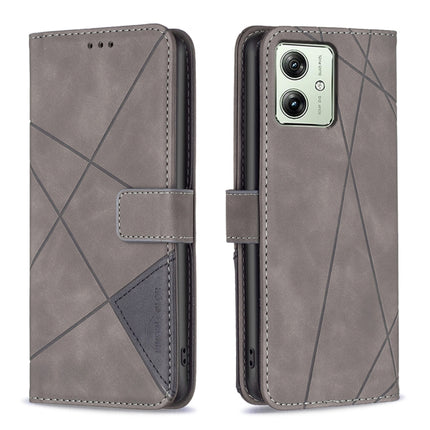 Magnetic Buckle Rhombus Texture Leather Phone Case, For Motorola Moto G Power 5G 2024, For Motorola Moto G84 5G, For Motorola Moto G54 5G EU Edition, For Motorola Edge 40 Neo