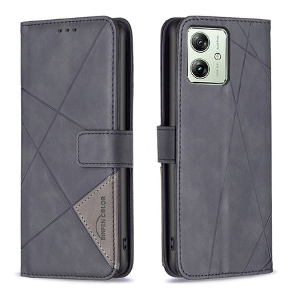 Magnetic Buckle Rhombus Texture Leather Phone Case, For Motorola Moto G Power 5G 2024, For Motorola Moto G84 5G, For Motorola Moto G54 5G EU Edition, For Motorola Edge 40 Neo