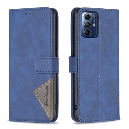 Magnetic Buckle Rhombus Texture Leather Phone Case, For Motorola Edge 50 Pro 5G, For Motorola Edge 50 Fusion, For Motorola Moto G24 / E14 / G04, For Motorola Moto G Play 2024